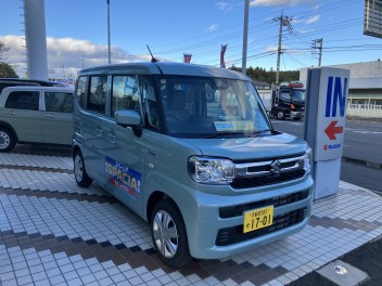 新型スペーシアカスタム　試乗車　入りました！